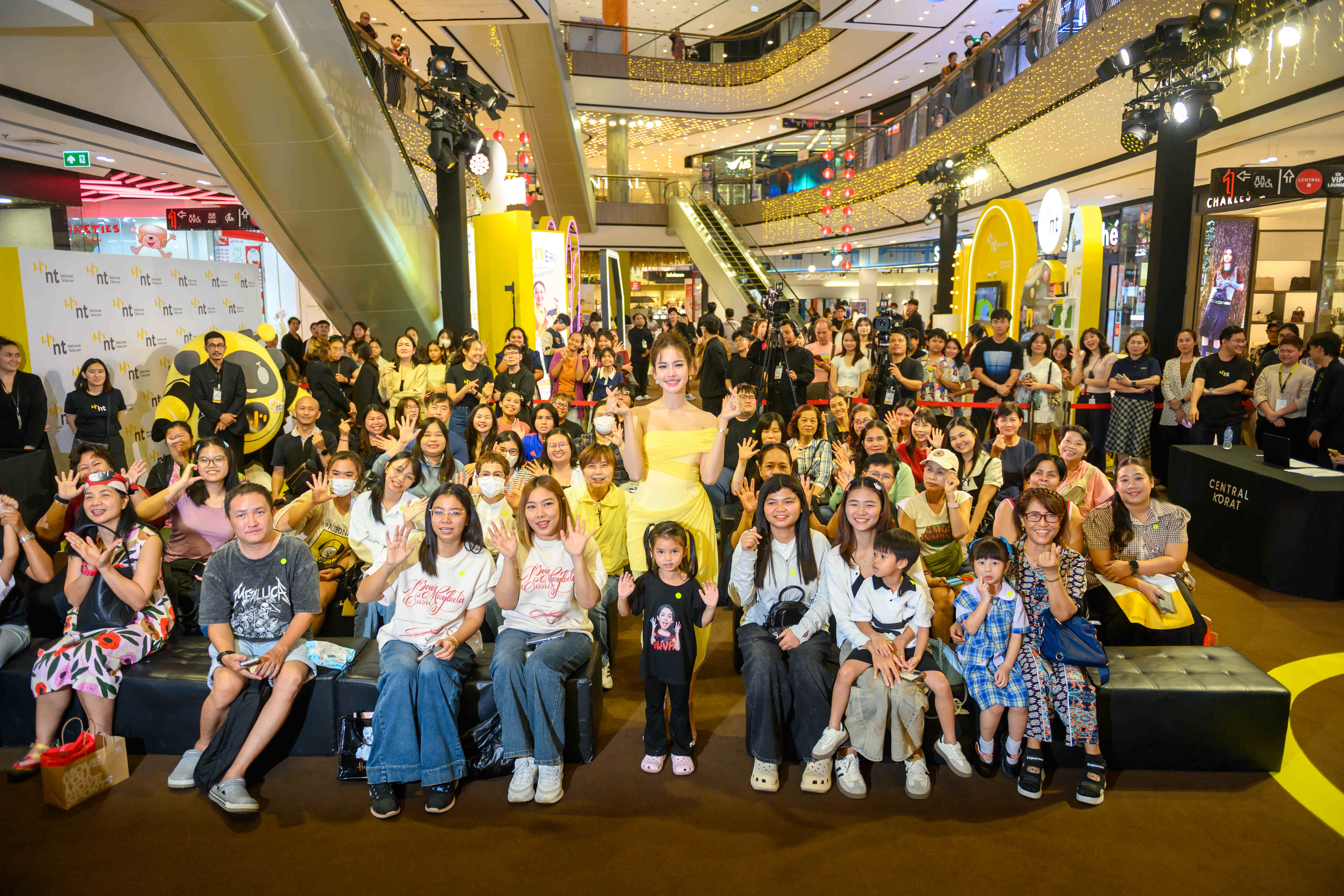 NT เดินสายสร้างความสุขต่อเนื่องกับกิจกรรม “โบว์-เมลดา พาม่วนซื่น”