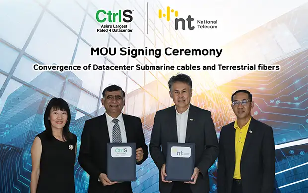 CtrlS and NT enter into strategic collaboration for Thailand hyperscale data center.